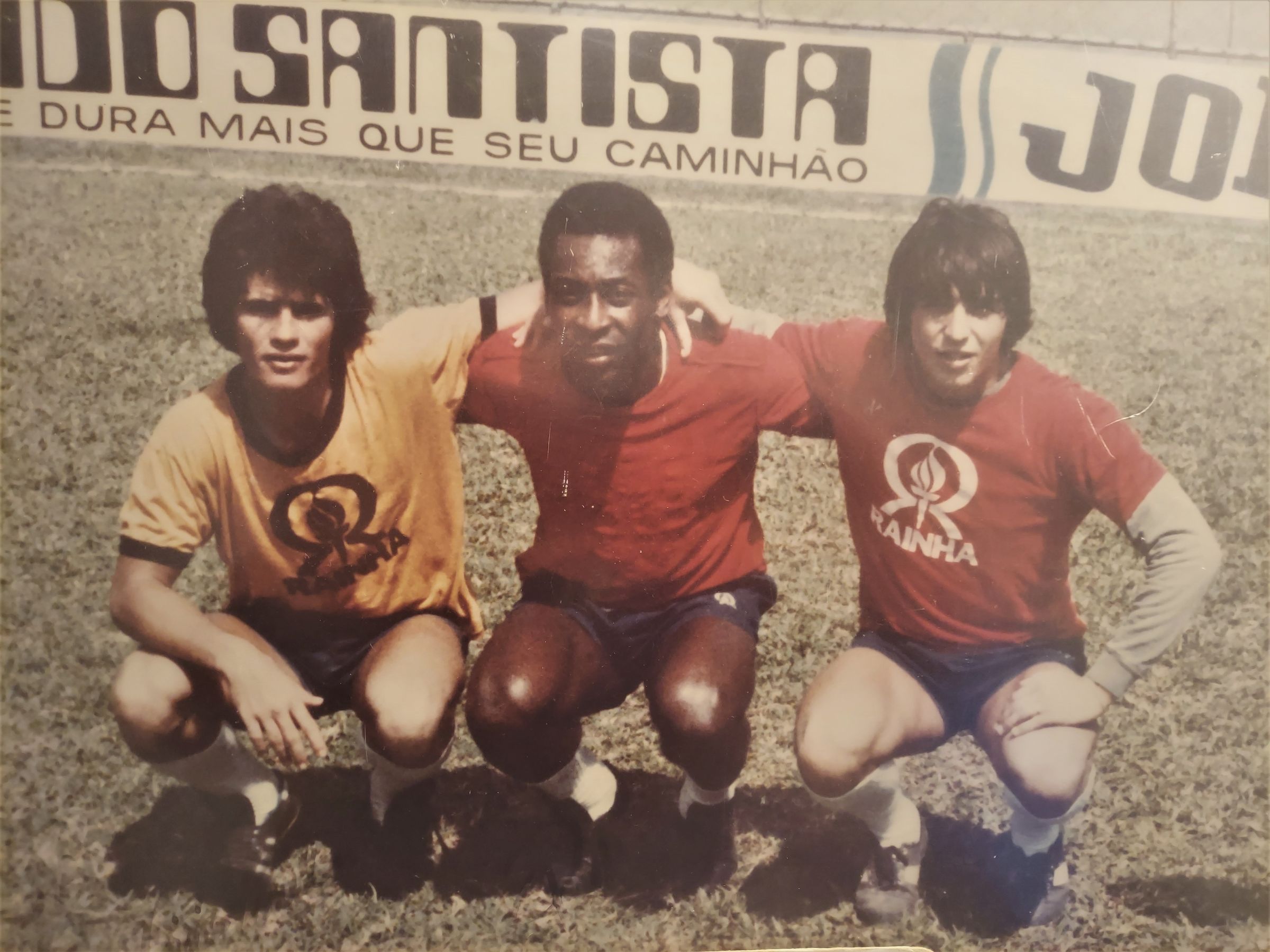 Joao Paulo, Pele and Batata in Vila Belmiro